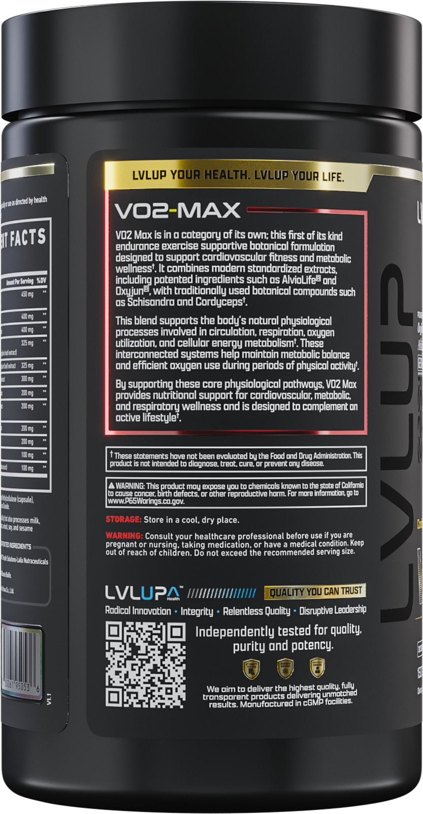 VO2-MAX product image for key endurance features