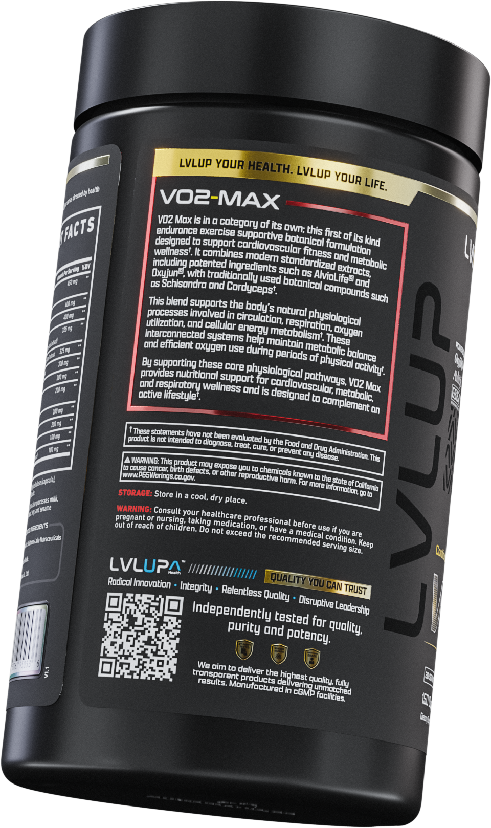 VO2-MAX product image highlighting endurance formula support